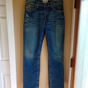 Ariat Relaxed Boot Cut  Men's Blue Jeans Western Cowboy Ranch Size 36/36